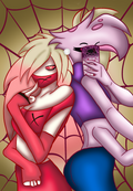 Angel and Cherry Art Print