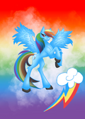 Rainbow Dash Art Print
